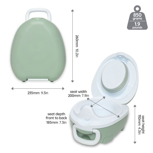 My Carry Potty - Pastel Groen