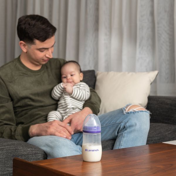 Lansinoh Fles Met Natural Wave Speen 240 ml (2 stuks)