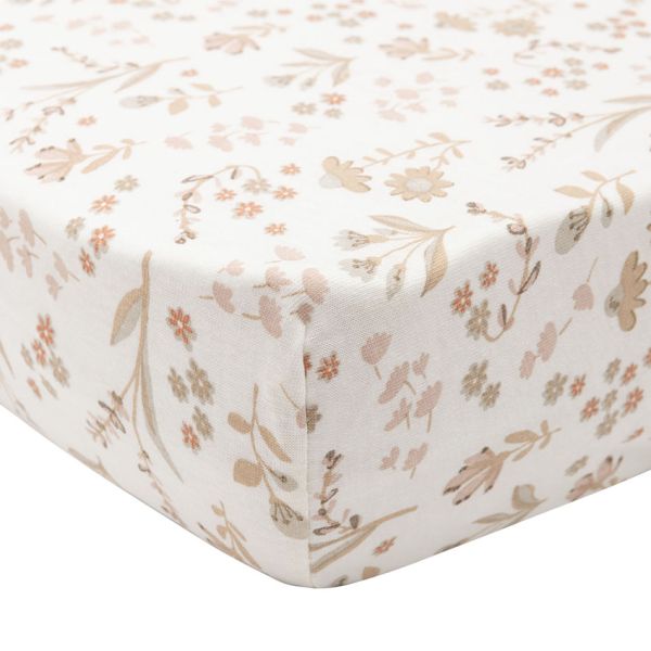 Jollein Bloomy Hoeslaken - 40/50 x 80/90 cm - Jersey