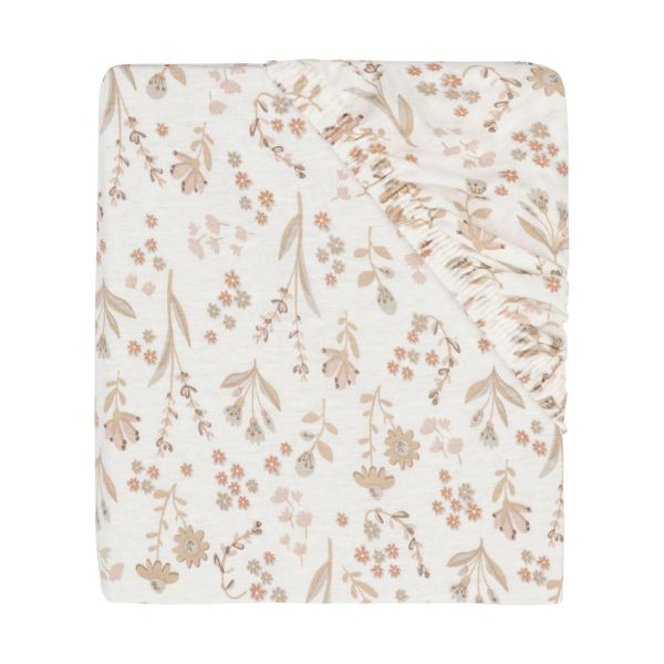 Jollein Bloomy Hoeslaken - 40/50 x 80/90 cm - Jersey