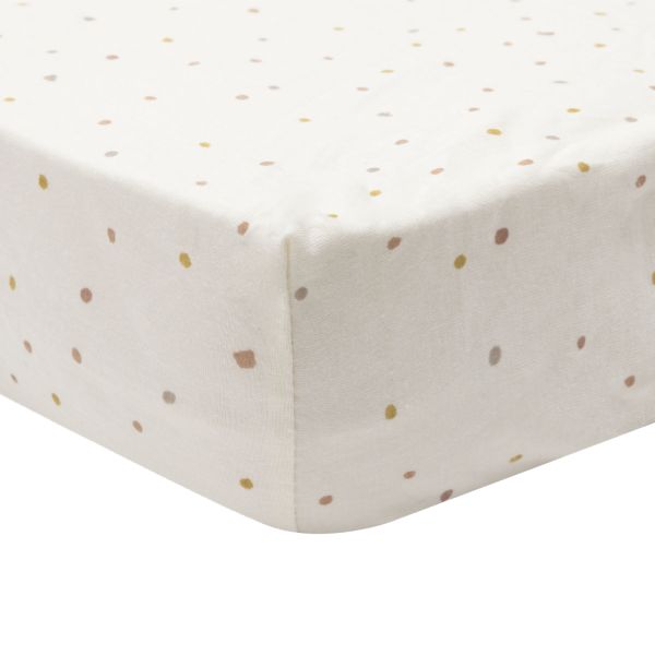 Jollein Hoeslaken - Jersey - Kangaroots - 40/50 x 80/90 cm Jollein Hoeslaken - Jersey - Kangaroots - 40/50 x 80/90 cm