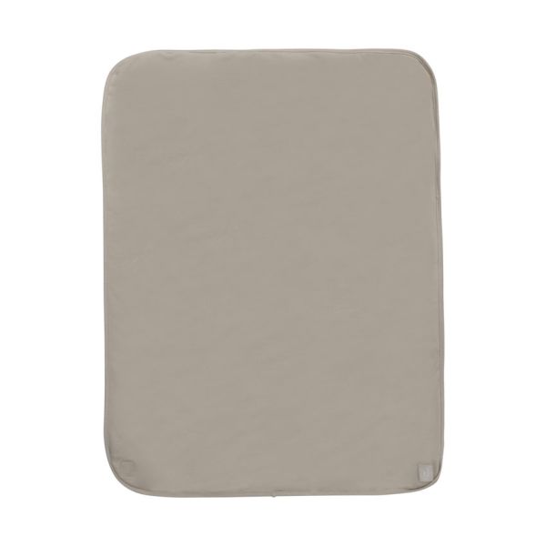 Jollein Deken Wieg - Basic Jersey/Sherpa - 75 x 100 cm - Warm Sand