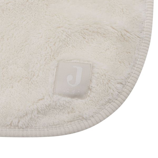 Jollein Deken Ledikant – Basic Jersey/Sherpa – 100 x 150 cm – Oatmeal