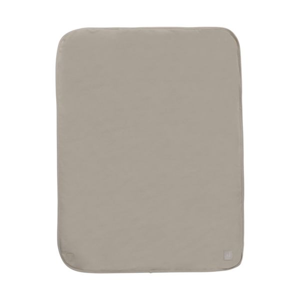 Jollein Deken Ledikant – Basic Jersey/Sherpa – 100 x 150 cm – Warm Sand
