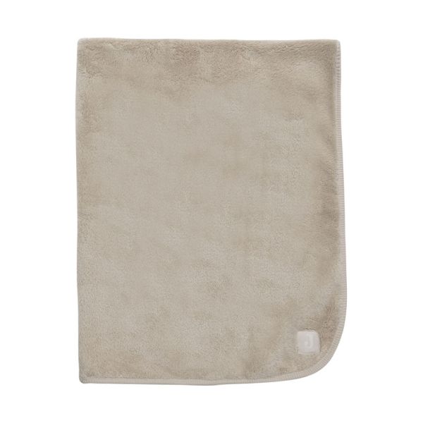 Jollein Deken Ledikant – Basic Jersey/Sherpa – 100 x 150 cm – Warm Sand