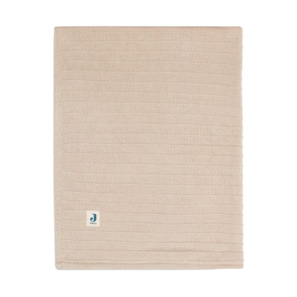 Jollein Ledikantdeken Velvet Pure Knit Nougat 100 x 150 cm