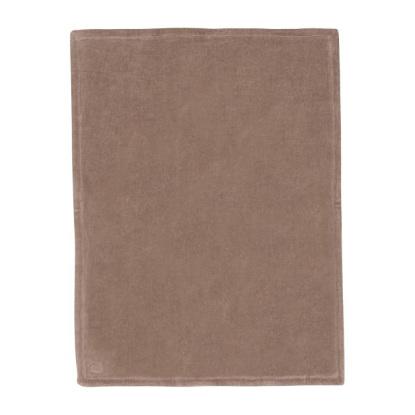 Jollein Deken Ledikant Box Knit - Velvet - 100 x 150 cm - Milky Coffee
