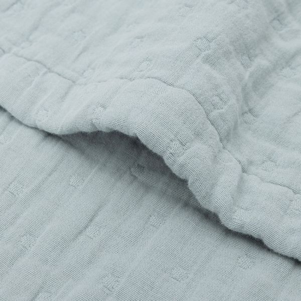 Jollein Deken - 75 x 100 cm - Hydrofiel - Jacquard Sea Green Jollein Deken - 75 x 100 cm - Hydrofiel - Jacquard Sea Green