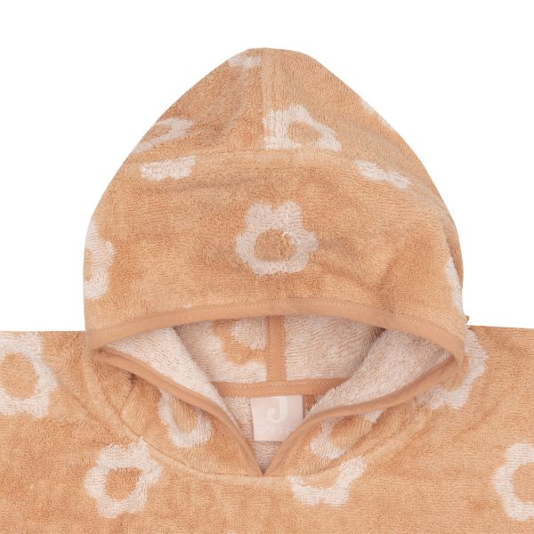Jollein Badponcho Badstof Jacquard Flower Reversible