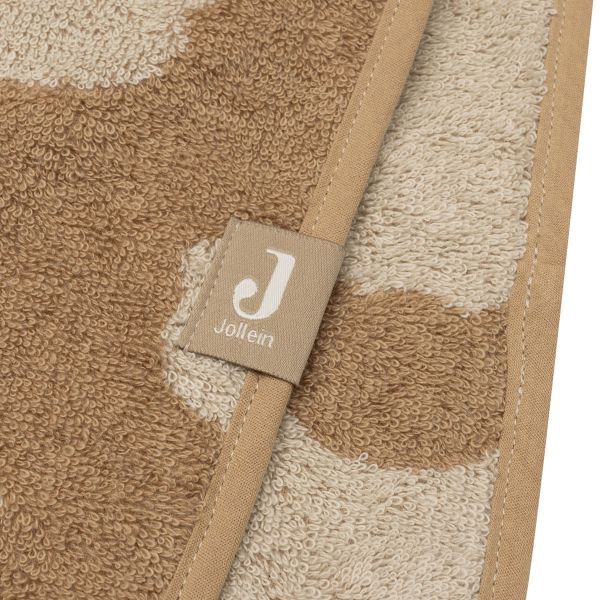 Jollein Jacquard Badponcho - 2-zijdig - Badstof - Teddy Bear Jollein Jacquard Badponcho - 2-zijdig - Badstof - Teddy Bear