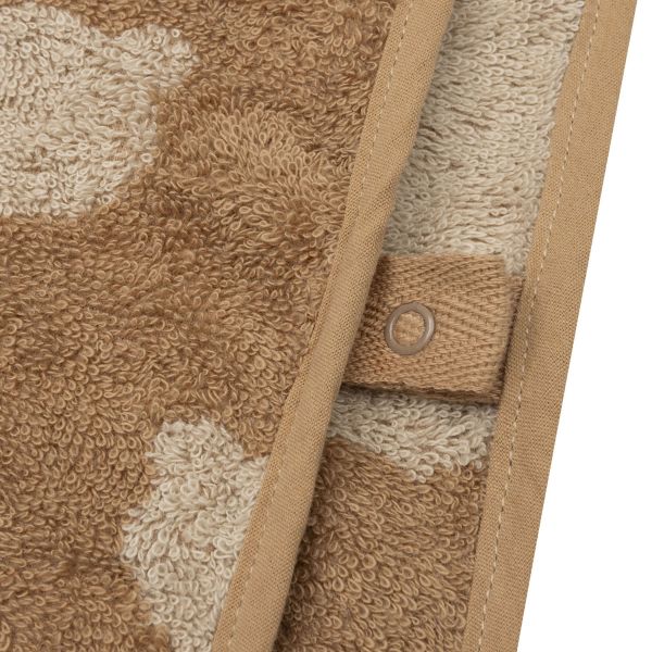 Jollein Jacquard Badponcho - 2-zijdig - Badstof - Teddy Bear Jollein Jacquard Badponcho - 2-zijdig - Badstof - Teddy Bear