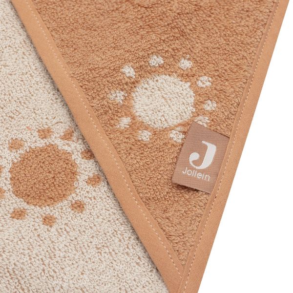 Jollein Badcape Badstof 75x75cm Jacquard Sun