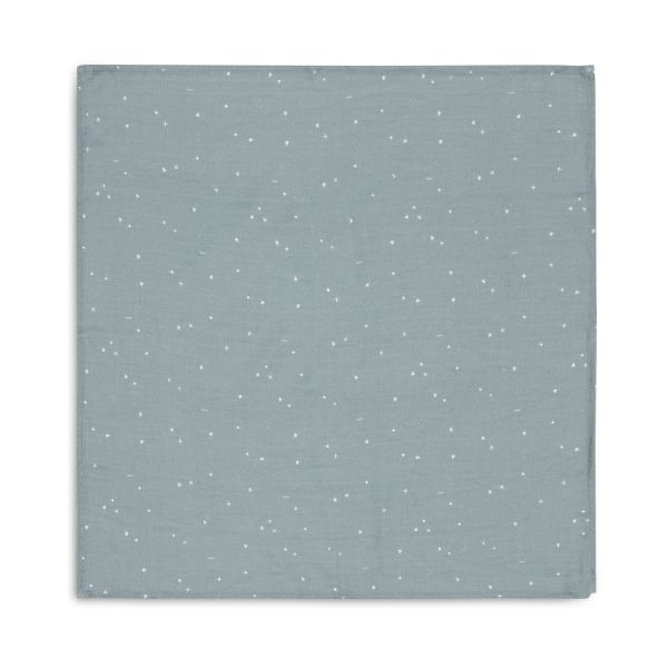 Jollein Twinkling Small Multidoek - 3 Pack - 70 x 70 cm - Hydrofiel - Sea Green
