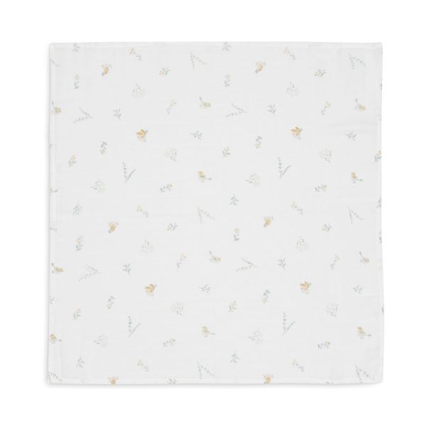 Jollein Lovely Birds Small Multidoek - 3 Pack - 70 x 70 cm - Hydrofiel