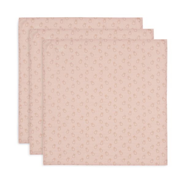 Jollein Miffy Silhouettes Small Multidoek - 3 Pack - 70 x 70 cm - Hydrofiel - Wild Rose Jollein Miffy Silhouettes Small Multidoek - 3 Pack - 70 x 70 cm - Hydrofiel - Wild Rose