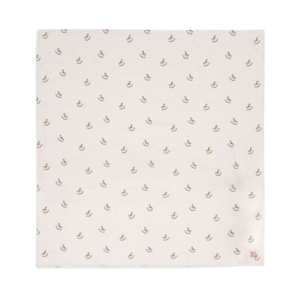 Jollein Nostalgic Ride Large Multidoek - 2 Pack - 115 x 115 cm - Hydrofiel Jollein Nostalgic Ride Large Multidoek - 2 Pack - 115 x 115 cm - Hydrofiel