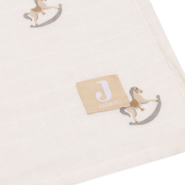 Jollein Nostalgic Ride Large Multidoek - 2 Pack - 115 x 115 cm - Hydrofiel Jollein Nostalgic Ride Large Multidoek - 2 Pack - 115 x 115 cm - Hydrofiel