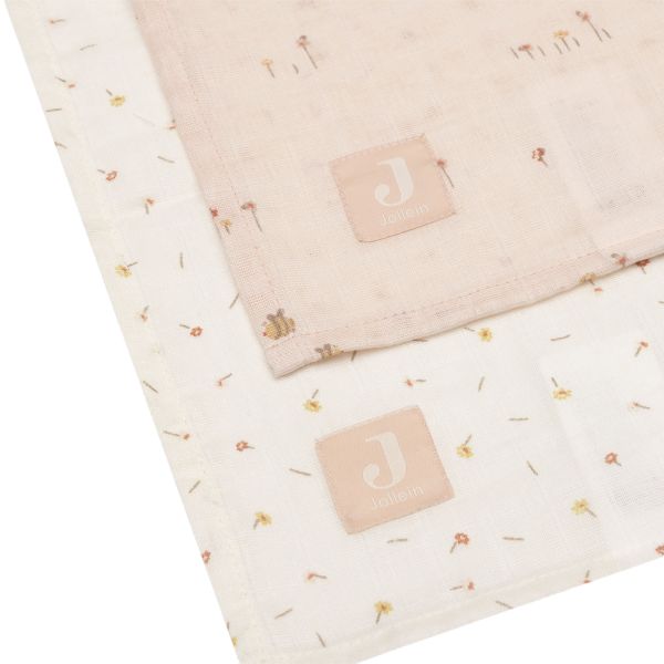 Jollein Hydrofiele Doeken - 2 Stuks - 115 x 115 cm - Pretty Picnic