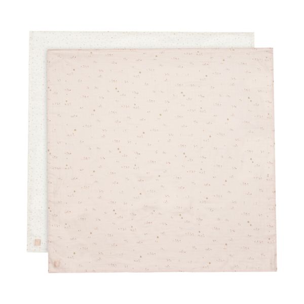 Jollein Hydrofiele Doeken - 2 Stuks - 115 x 115 cm - Pretty Picnic