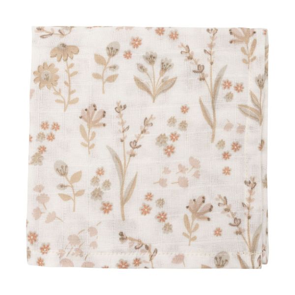 Jollein Bloomy Monddoekje - 3 Stuks - 31 x 31 cm - Hydrofiel 