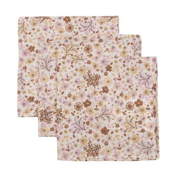 Jollein Hydrofiel Monddoekje - Flower Fairies - 31x31 cm - 3 Stuks