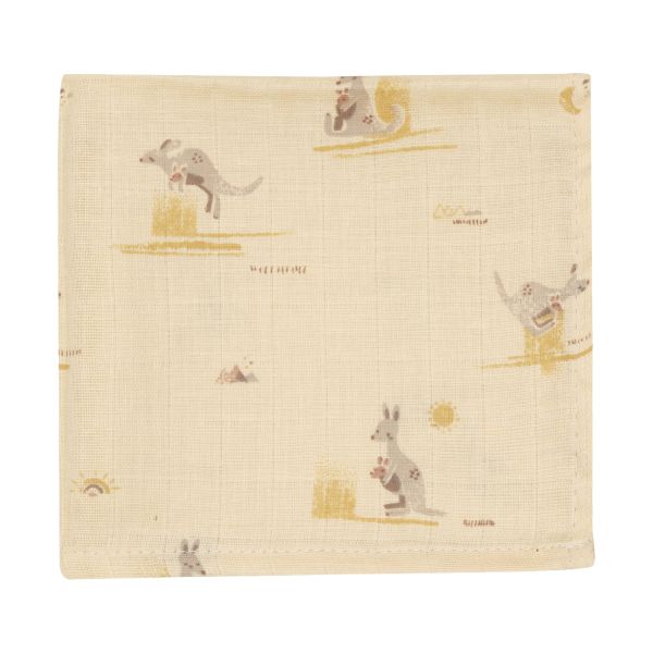 Jollein Hydrofiele Monddoekjes - 3 Stuks - Kangaroots