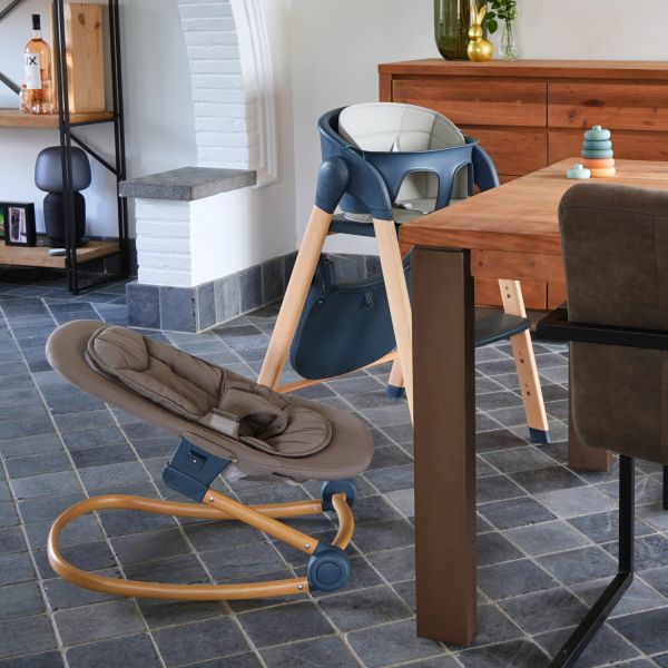 Bo jungle Grow With Me Bouncer - Shady Grey Bo jungle Grow With Me Bouncer - Shady Grey