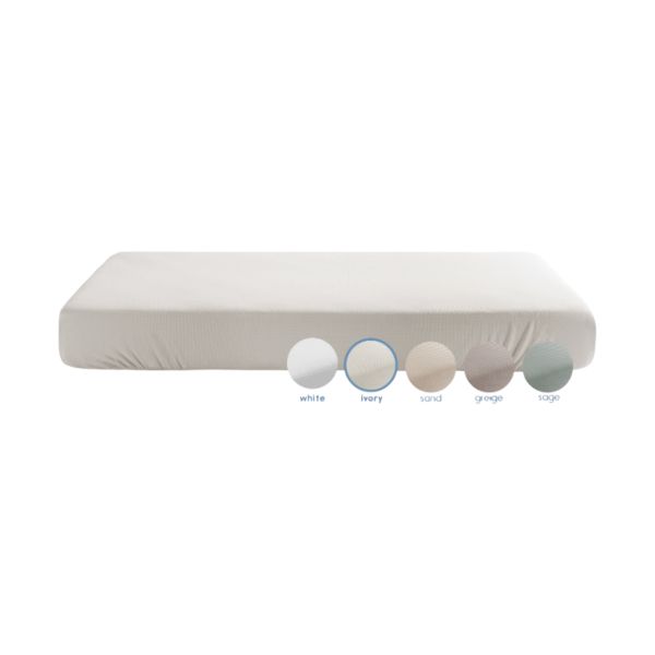 ZZZOO Airgosafe Hoeslaken Wieg - 40/50 x 80 cm - Ivory ZZZOO Airgosafe Hoeslaken Wieg - 40/50 x 80 cm - Ivory