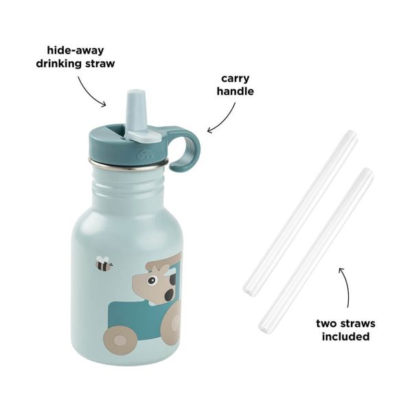 Done By Deer Tiny Farm Thermosfles - 350 ml - Blue Done By Deer Tiny Farm Thermosfles - 350 ml - Blue