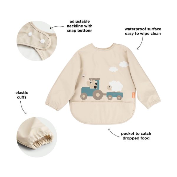 Done By Deer Tiny Farm Slab Met Mouwen - Sand Done By Deer Tiny Farm Slab Met Mouwen - Sand