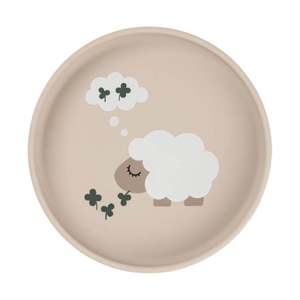 Done By Deer Stick & Stay Bord - Tiny Farm - Rond - 18 cm - Sand Done By Deer Stick & Stay Bord - Tiny Farm - Rond - 18 cm - Sand