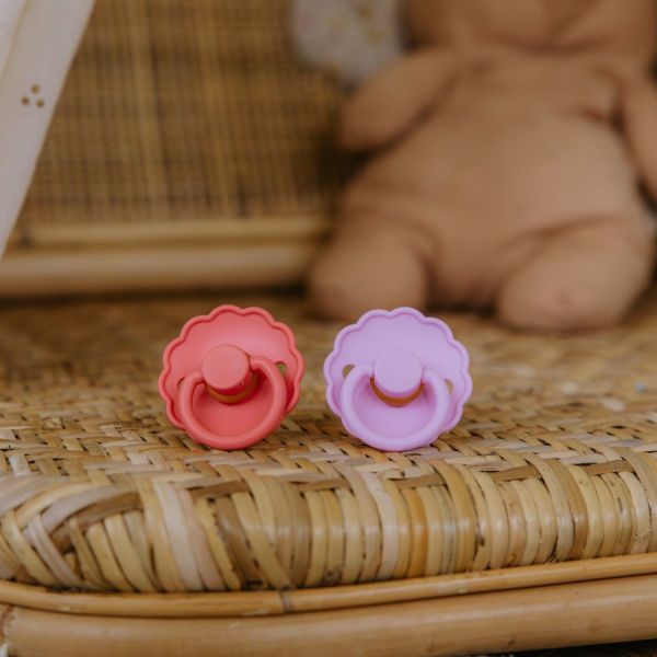 Frigg Daisy Fopspeen - 0-6 mnd (2 stuks) - Poppy/Lupine