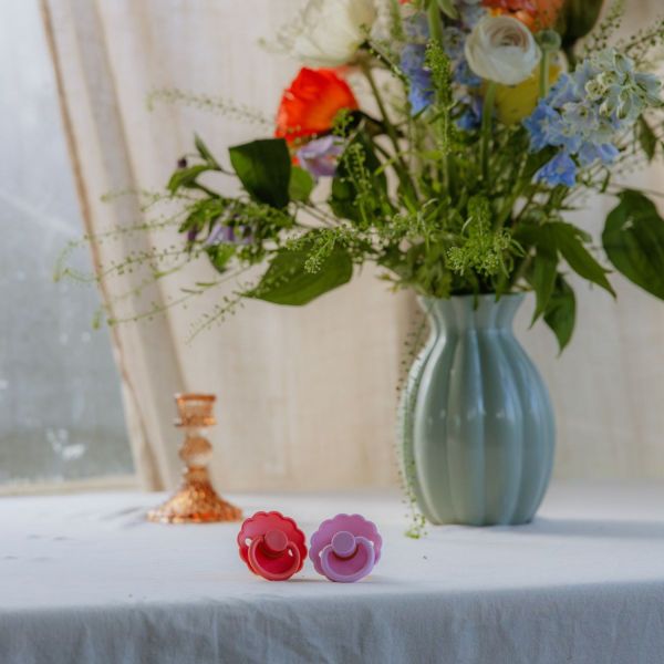 Frigg Daisy Fopspeen - 0-6 mnd (2 stuks) - Poppy/Lupine