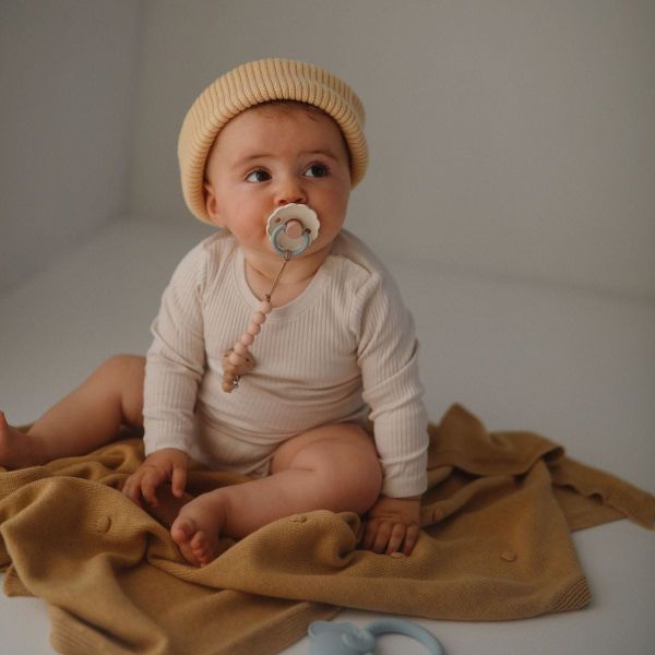 Frigg Daisy Fopspeen - 0-6 mnd (2 stuks) - Blooming Blush/Cotton