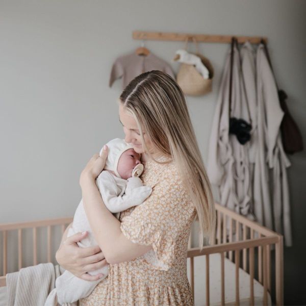 Frigg Rope Fopspeen - 6-18 mnd (2 stuks) - Cream/Croissant