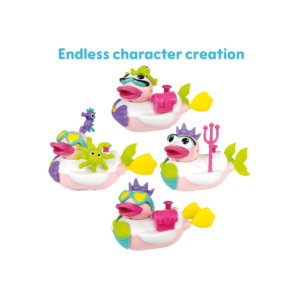 Yookidoo - Create 'N' Spray Ducks Mermaid - Badspeelgoed Yookidoo - Create 'N' Spray Ducks Mermaid - Badspeelgoed