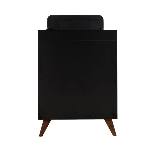 TWF Meegroeibed - Commode XL 3 Laden 1 Deur - Hanglegkast 2 Deuren 1 Lade Modena Walnoot