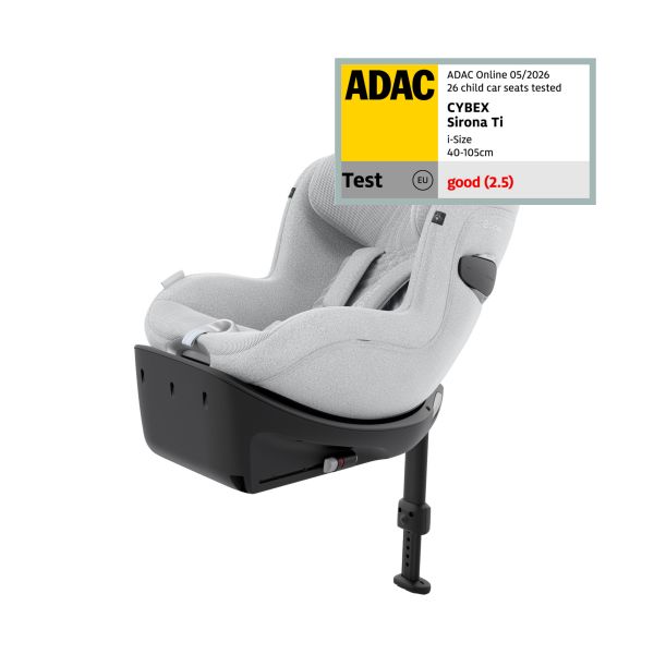 Cybex Sirona Ti I-Size Plus Autostoel - Platinum White/Light Grey Cybex Sirona Ti I-Size Plus Autostoel - Platinum White/Light Grey