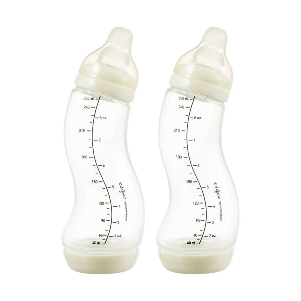 Difrax S-fles Natural – 250 ml – 2-pack – Ivory/Ivory Difrax S-fles Natural – 250 ml – 2-pack – Ivory/Ivory