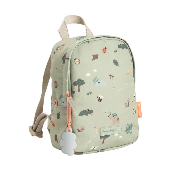 Done by Deer Kinder Rugzak - Tiny Trails - Green - 4L Done by Deer Kinder Rugzak - Tiny Trails - Green - 4L