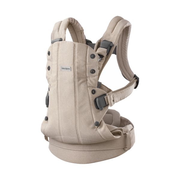 BabyBjörn Harmony Draagzak - Geweven Gemêleerd - Lichtbeige