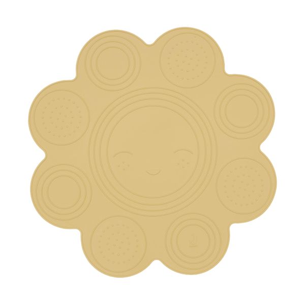 Jollein Badmat - 45x45 cm - Siliconen - Sun Honey Jollein Badmat - 45x45 cm - Siliconen - Sun Honey