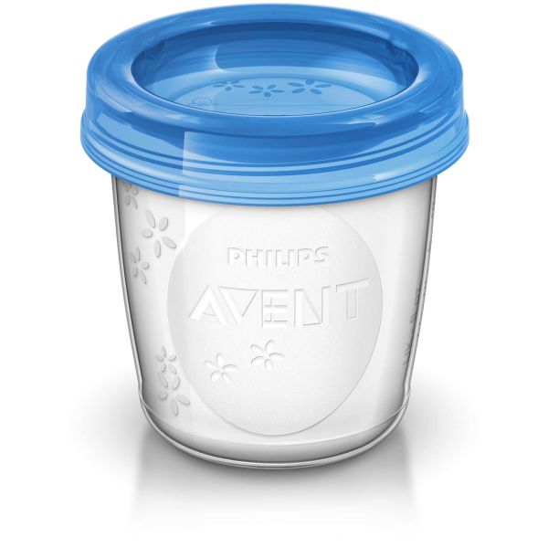 Philips Avent Via Bewaarbekers 180ml (5 stuks) - SCF619/05