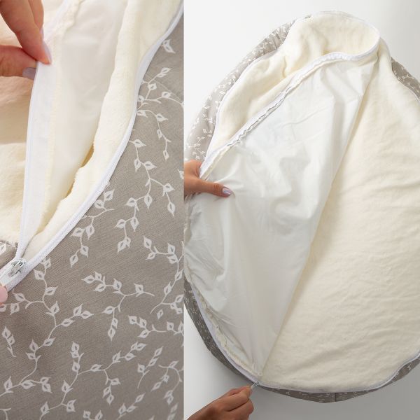 Babyjem Seat Bloem Grijs