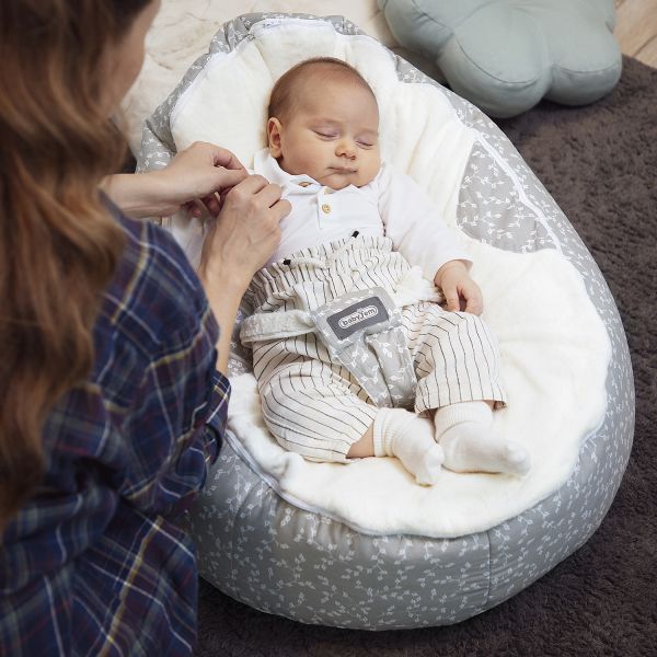Babyjem Seat Bloem Grijs
