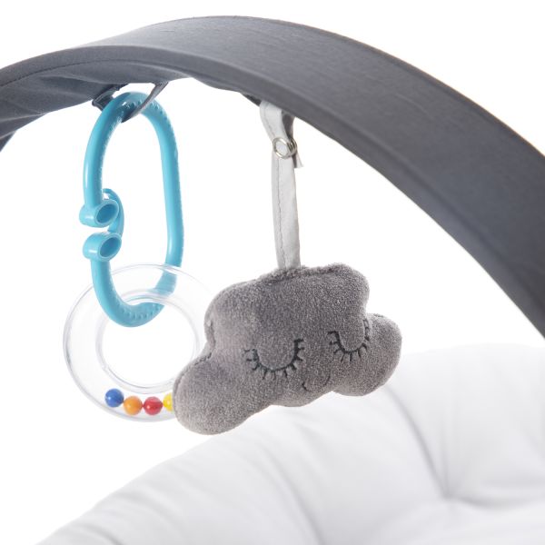 Babyjem Babynest Met Speelboog Grijs