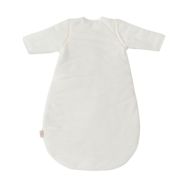 Jollein Slaapzak Winter Met Afritsbare Mouw Rond - 70 cm - Rib - Ivory Jollein Slaapzak Winter Met Afritsbare Mouw Rond - 70 cm - Rib - Ivory