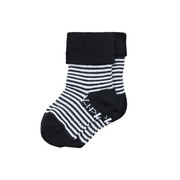 KipKep Blijf-Sokjes - 2-6 Mnd - 1-Pack - Streep Zwart KipKep Blijf-Sokjes - 2-6 Mnd - 1-Pack - Streep Zwart