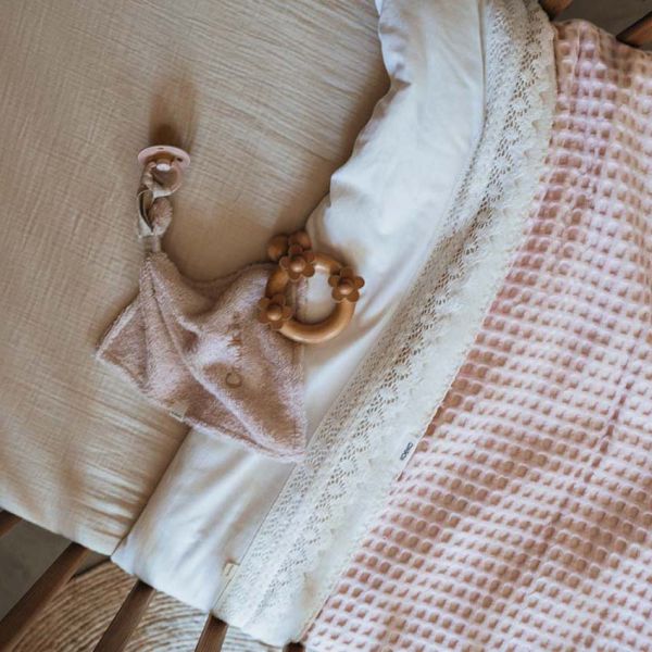 Koeka Amsterdam Wafel Ledikantdeken - Maat 100 x 150 - Cotton Fleece - Candy