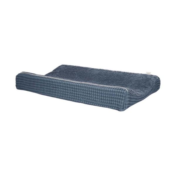 Koeka Amsterdam Wafel Aankleedkussenhoes - Bluestone